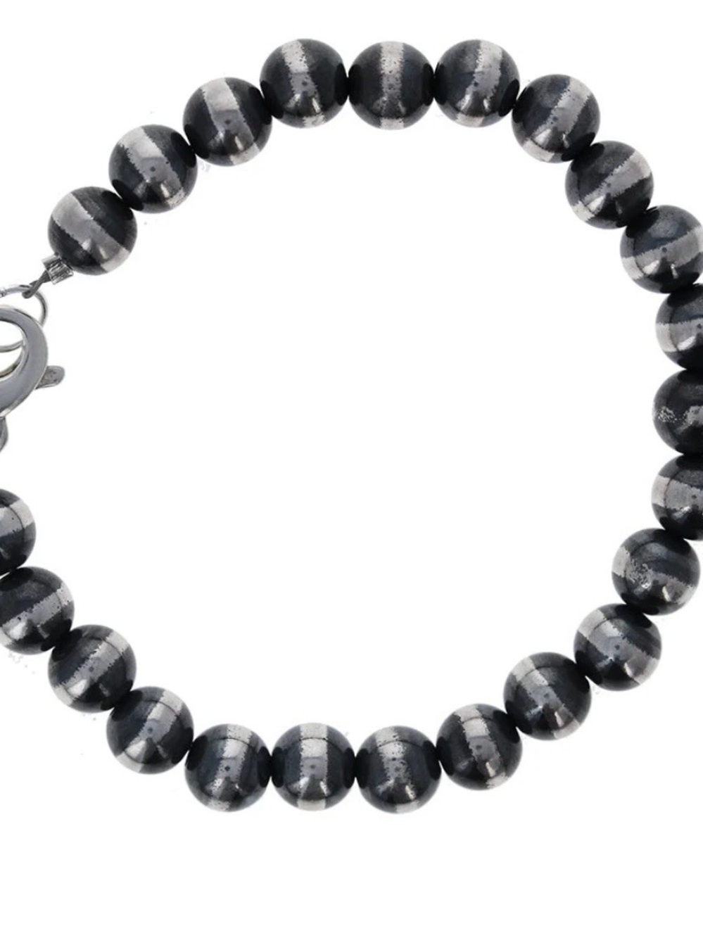 8mm Navajo Sterling Silvet Bracelet